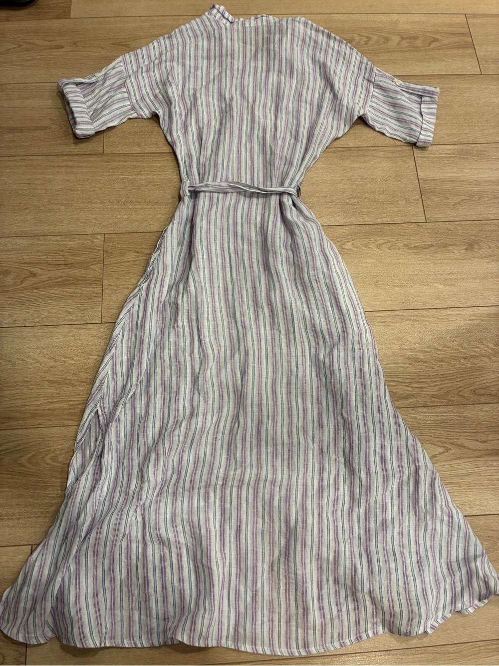 CP Shades x Free People Women’s Jasmine Linen Maxi Shirt Dress Size XS - Picture 10 of 10